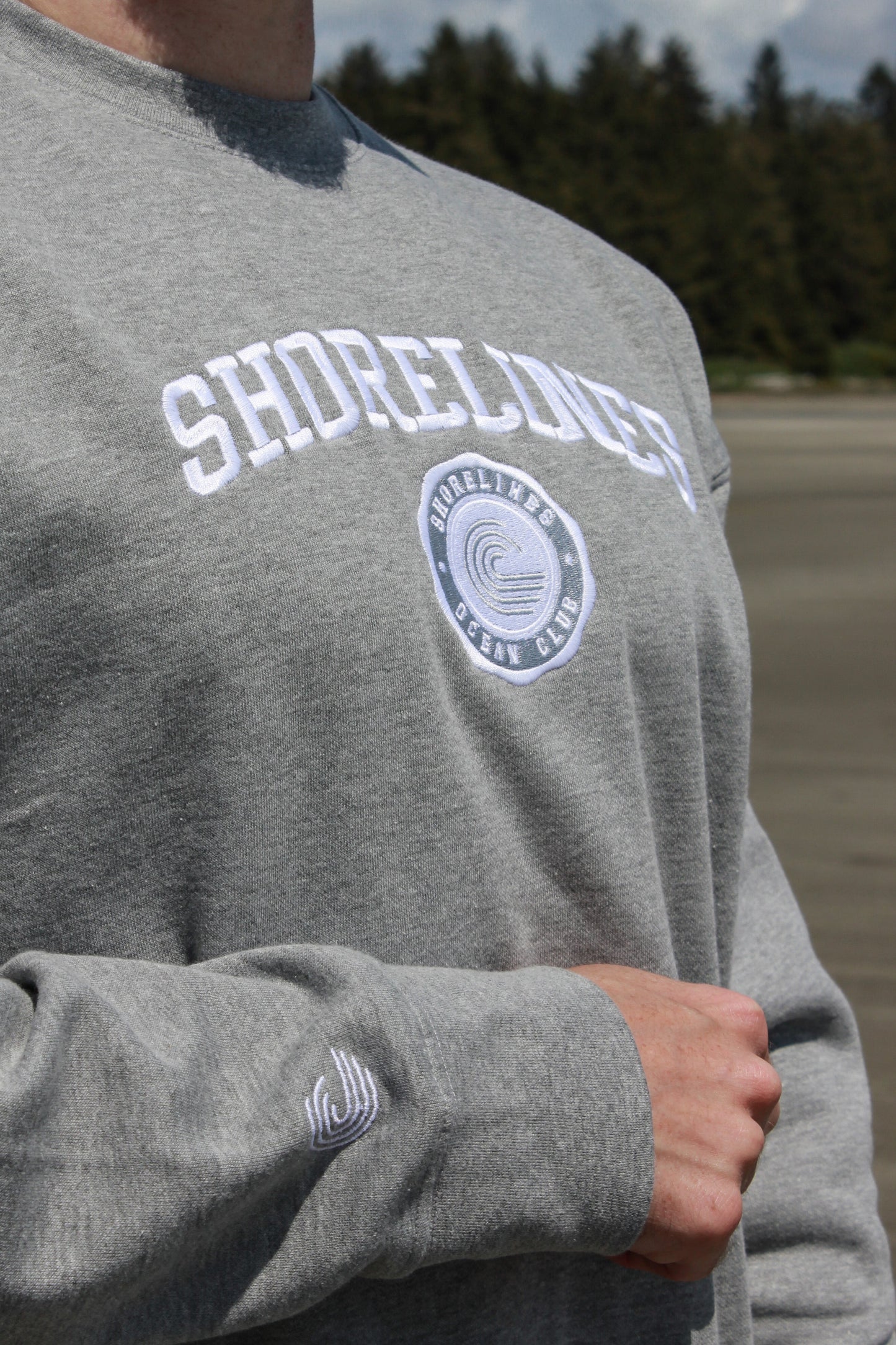 Varsity Sweatshirt - Pebble