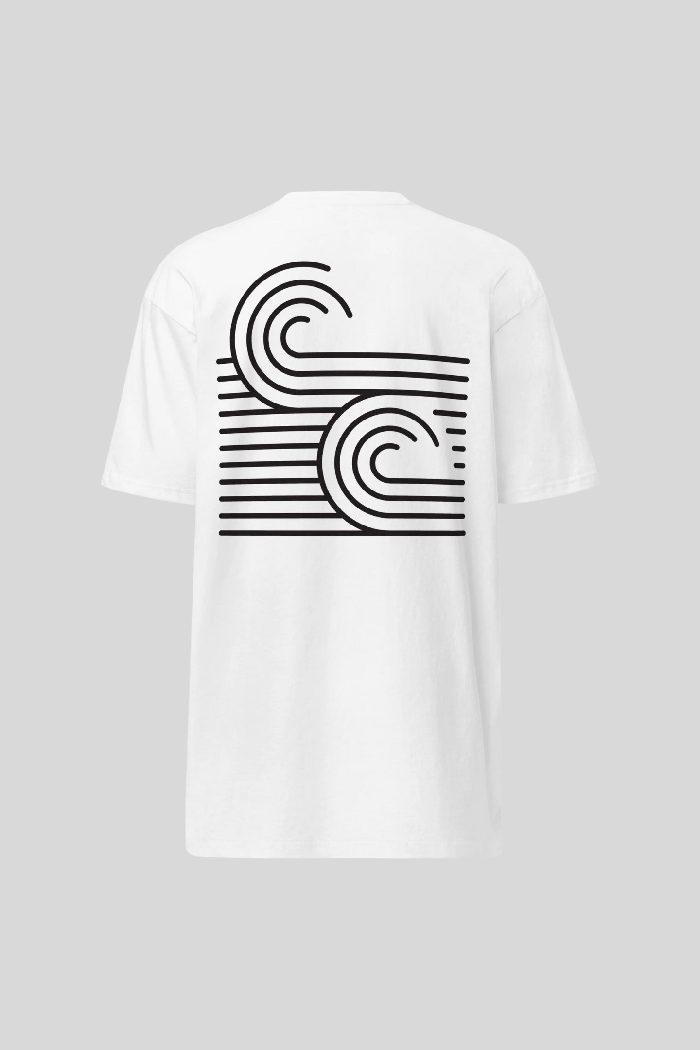 Twin Waves Tee - Salt