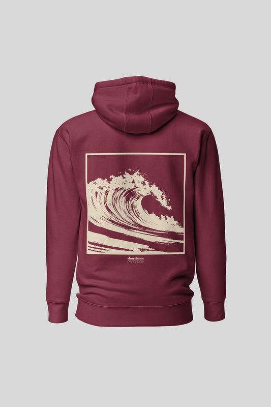 Crest Wave Hoodie - Port
